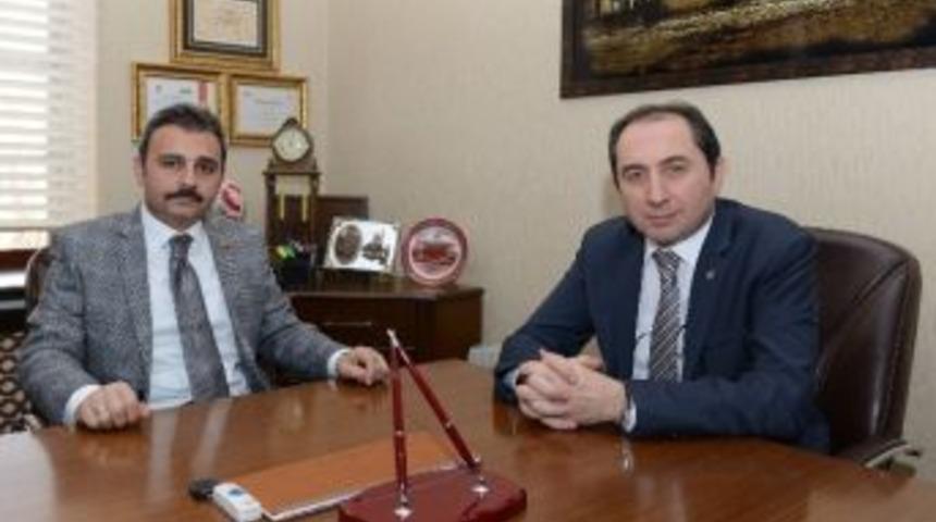 Rekt&ouml;r Alkan&rsquo;dan Başkan K&uuml;lc&uuml;&rsquo;ye Teşekk&uuml;r Ziyareti