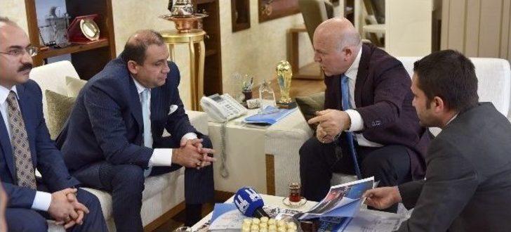 Gazeteci Erkan Tan Başkan Sekmen’i Ziyaret Etti G1