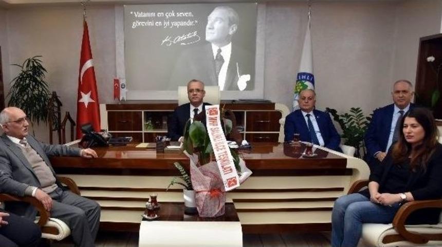 Mhp Y&ouml;netiminden Başkan Kayda&rsquo;ya Ziyaret