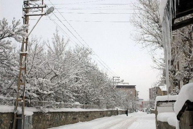 Bahçesaray Ve Çatak Yolu Ulaşıma Kapandı