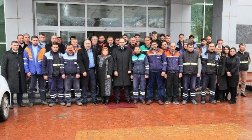 Başkan Ayaz, Belediye Personeliyle Buluştu