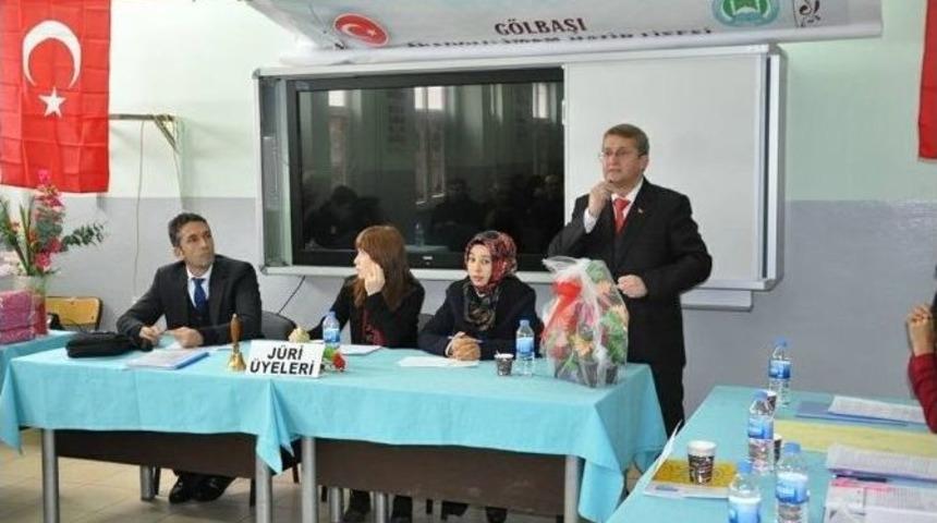 G&ouml;lbaşı İmam Hatip Lisesinde M&uuml;nazara D&uuml;zenlendi
