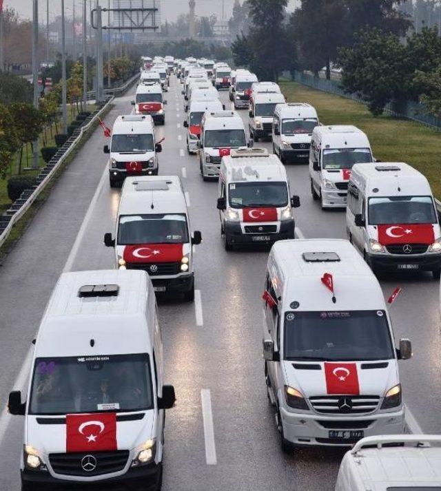 Antalya'da 3 Bin 350 Servisçi Ve Taksici Terörü Kınadı