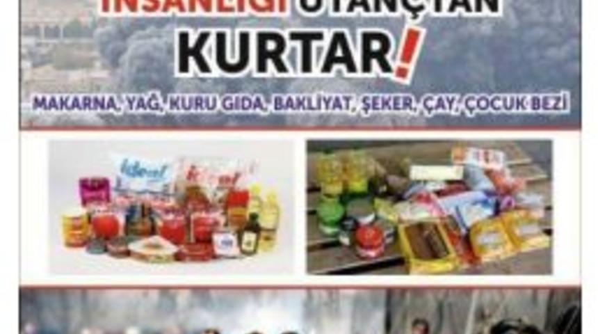 Namık Kemal Ve İsmetpaşa Okulları Halep İ&ccedil;in El Ele Verdi