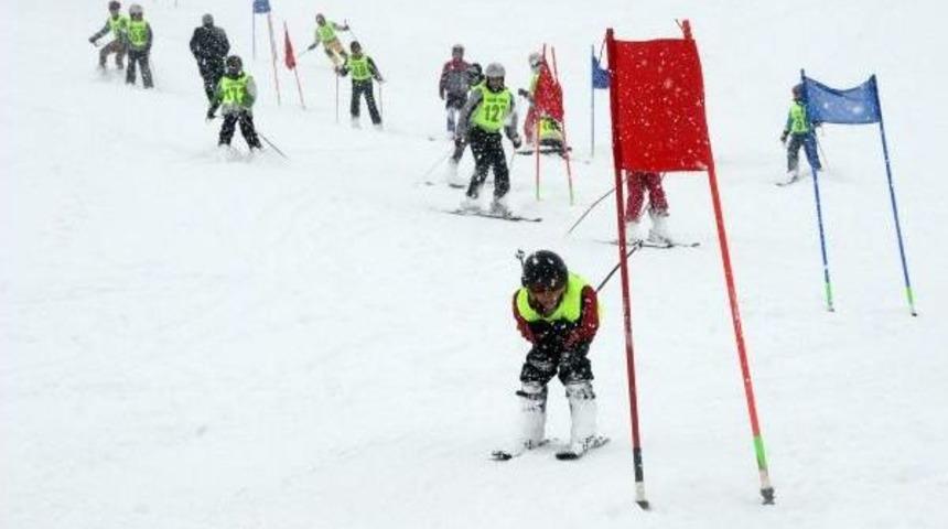 Bitlis'te 'alp Disiplini İl Birinciliği' Kayak Yarışması D&uuml;zenlendi