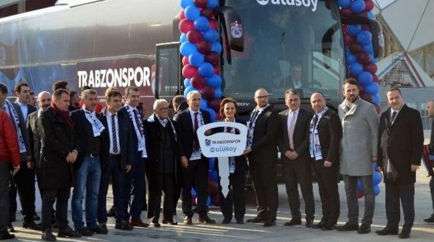 Trabzonspor, Fenerbah&ccedil;e Ma&ccedil;ı &Ouml;ncesi Yeni Otob&uuml;s&uuml;ne Kavuştu