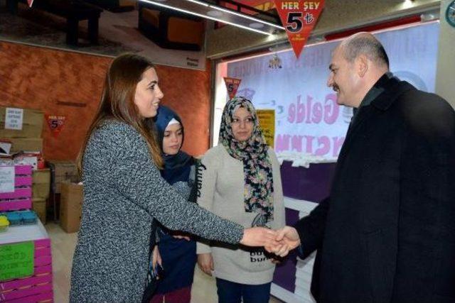 Bakan Soylu, Siirt'te El Bab'a Gidecek Askerlerle Yemek Yedi