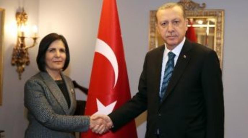 Cumhurbaşkanı Erdoğan, Kktc Meclis Başkanı Sibel Siber’i Kabul Etti