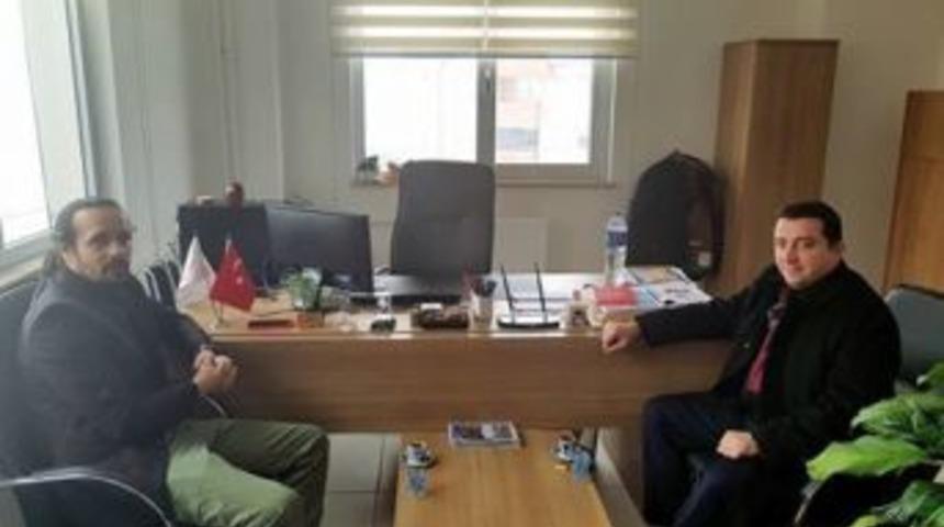 Başkan Bakıcı, Y&uuml;ksekokul M&uuml;d&uuml;r&uuml; Do&ccedil;. Dr. Yurdakul&rsquo;u Ziyaret Etti