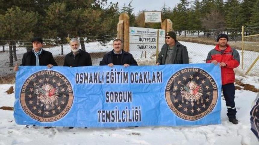 Sorgun'da Yaban Hayvanları I&ccedil;in Doğaya Yiyecek Bırakıldı