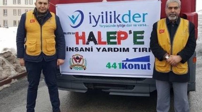 Halep İ&ccedil;in Toplanan Yardımlar Dualarla Yola &Ccedil;ıktı