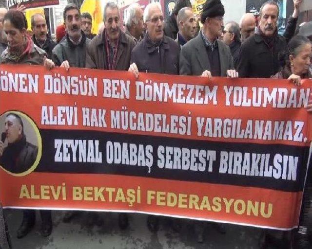 Yol Tv Kararı Ve Cemevi Başkanı Odabaş'ın Gözaltına Alınması Protesto Edildi