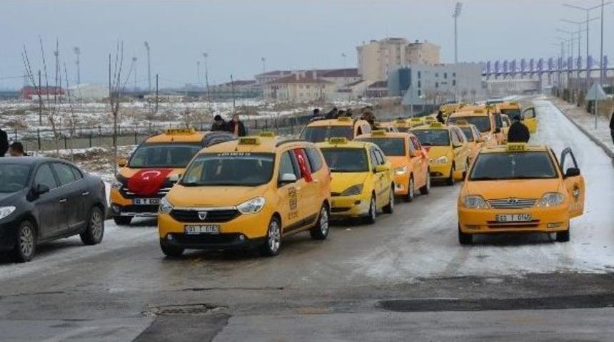 Afyonkarahisar&rsquo;da Taksici Esnafı Ter&ouml;r&uuml; Protesto Etti