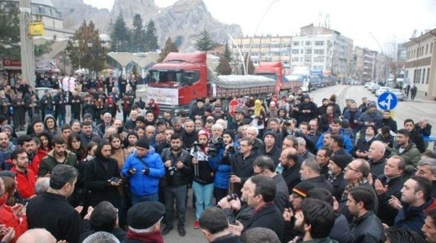 Tokat&rsquo;tan Halep&rsquo;e 11 Tır Yardım Malzemesi G&ouml;nderildi
