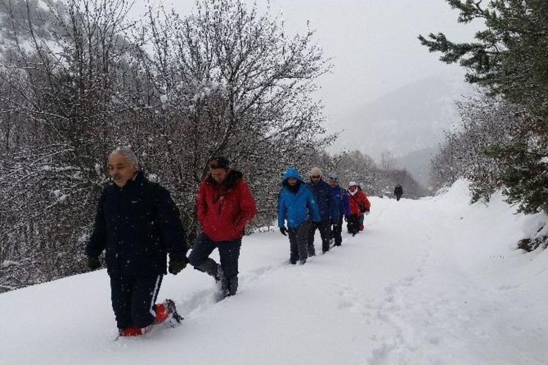 G&uuml;m&uuml;şhaneli Dağcılardan Sarıkamış Şehitleri İ&ccedil;in Zorlu Y&uuml;r&uuml;y&uuml;ş