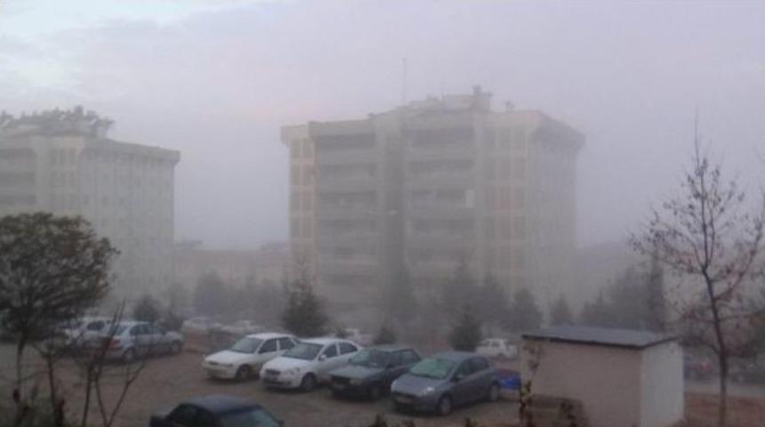 Kilis&rsquo;te Yoğun Sis Etkili Oldu