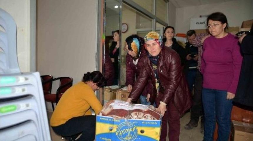 G&ouml;rdes Ak Parti&rsquo;den Halep&rsquo;e Yardım Eli