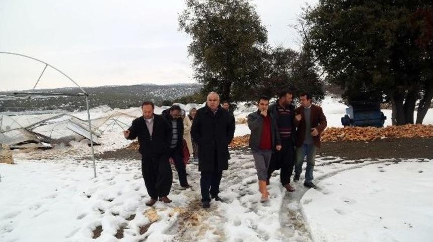 Tollu, Kardan Dolayı Sorun Yaşayan B&ouml;lgeleri Ziyaret Etti