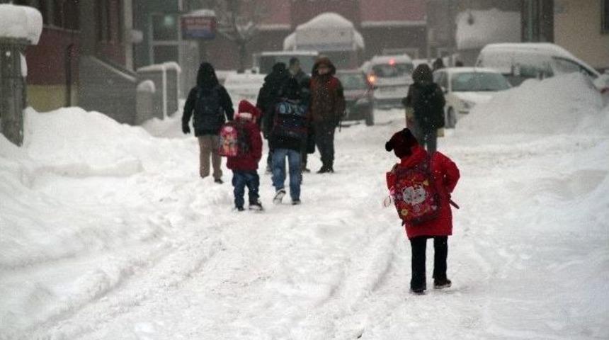 Ağrı&rsquo;da Kar Yağışı