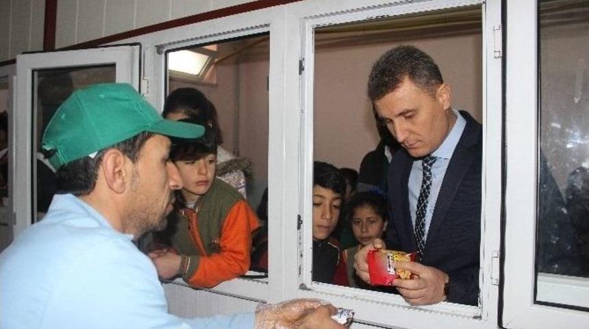 Milli Eğitim M&uuml;d&uuml;r&uuml; Kızılkaya Kantini Denetledi