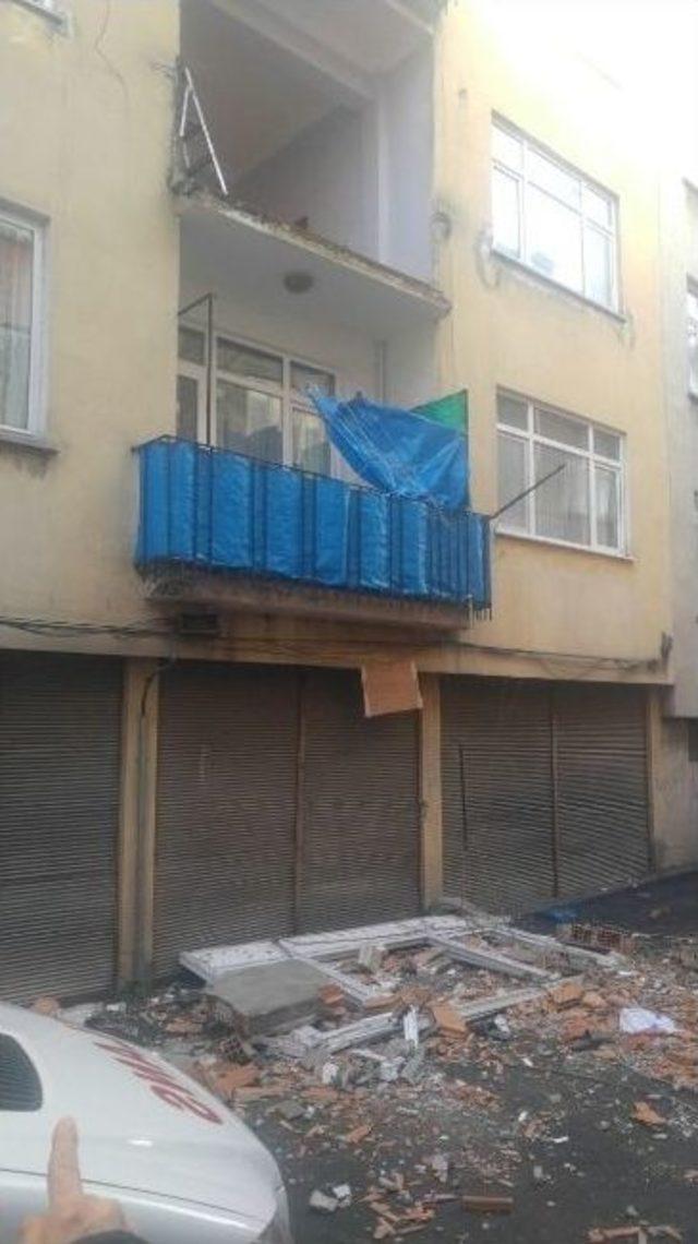 Trabzon’da Balkon Çöktü: 3 Yaralı