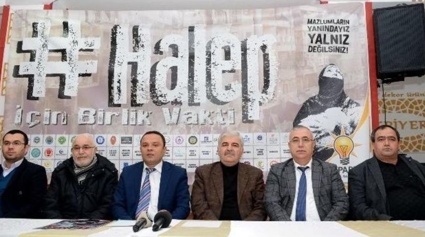 Aksaray’da "halep İçin Birlik Vakti" Kampanyası