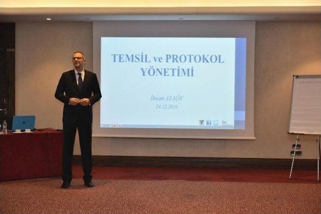 Kepez Bürokratlarına “protokol Ve Temsil Eğitimi”