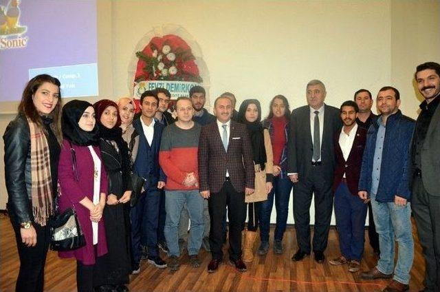 15 Temmuz Gazisi Sabri Ünal Şanlıurfa’da Konferans Verdi