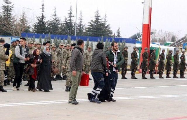 El-bab Şehidi Memleketine Uğurlandı