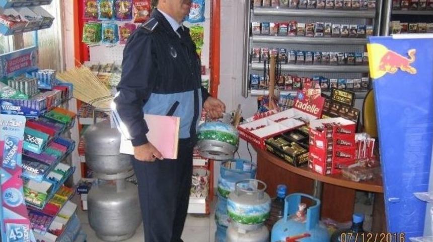 Serdivan Belediyesi’nden Bakkallara Tüp Denetimi