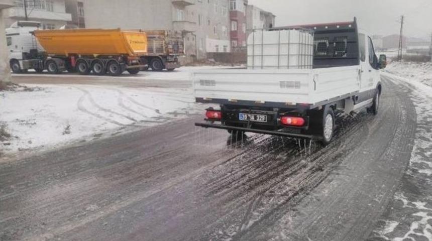Kırklareli Belediyesi&rsquo;nden Kar &Ouml;nlemi