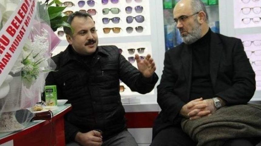 Başkan Hatipoğlu Optik A&ccedil;ılışına Katıldı