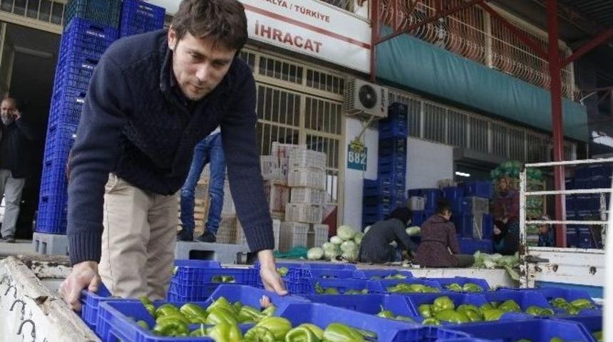 Antalya&rsquo;da &Ccedil;ift&ccedil;i Rus Pazarının A&ccedil;ılmasını Bekliyor