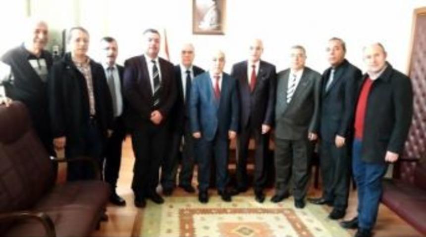 Oda Ve Kooperatif Başkanlarından Kaymakam &Ccedil;elenkoğlu&rsquo;na Ziyaret
