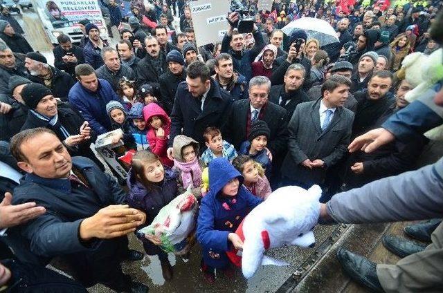 Halep’e Yardım Tırları Pursaklar’dan Yola Çıktı