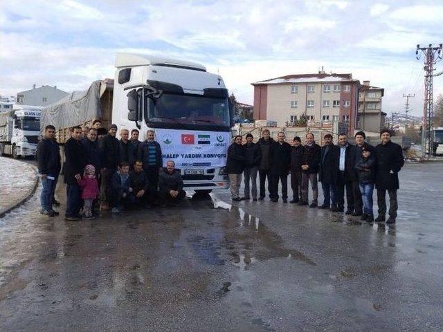 Bozüyük’ten Halep’e Kömür Yardımı Yola Çıktı