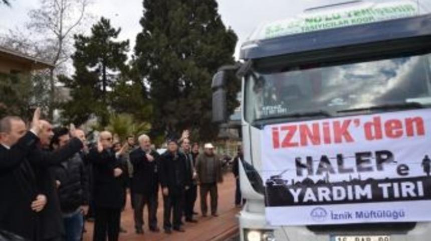 İznik&rsquo;ten Halep&rsquo;e Yardım Tır&rsquo;ı