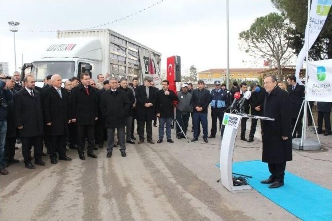 B&uuml;y&uuml;kşehir&rsquo;den Halep&rsquo;e Yardım Tır&rsquo;ı