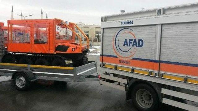 Afad’a 8x8 Amfibik Araç