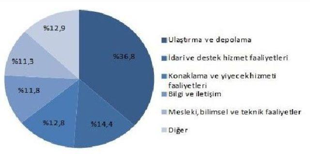 Girişim Ve Istihdamda En Yüksek Pay Hizmet Sektörünün