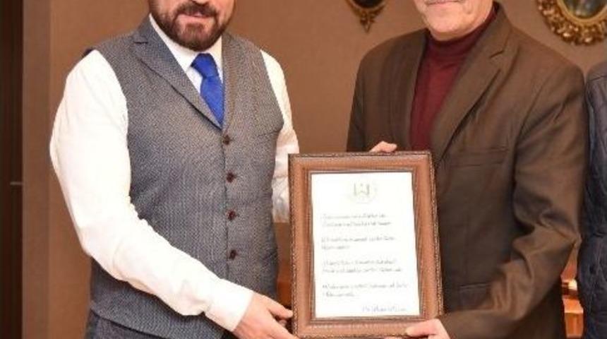 Başkan Doğan, Camiler Federasyonu Y&ouml;neticilerini Ağırladı