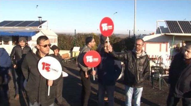 15 Temmuz Derneği Üyeleri Ilk Duruşma Için Silivri'de