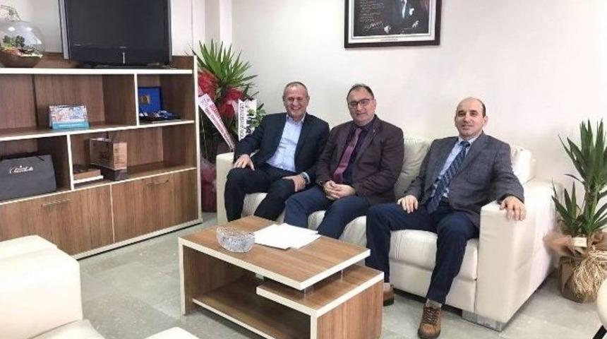 Başkan Keleş, Hastane Yönetimine Ziyaret Etti