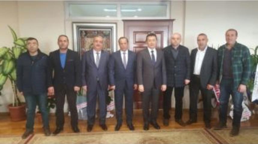 Başkan Toltar, Kaymakam Alkan&rsquo;ı Ziyaret Etti