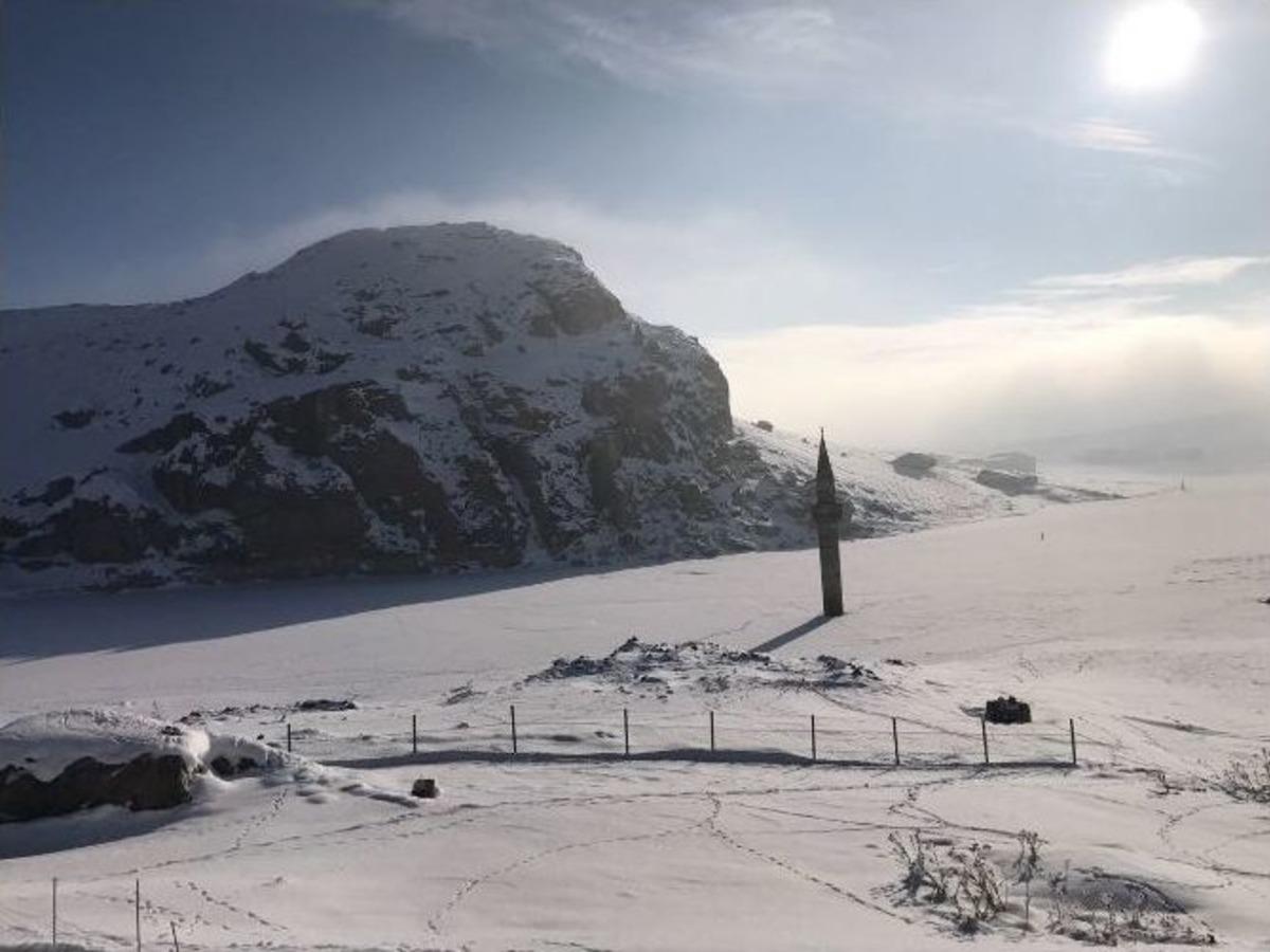 Ağrı&rsquo;da Muhteşem Kar Manzaraları