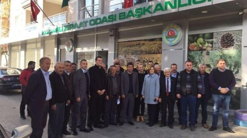 Aydın Mhp Ko&ccedil;arlı&rsquo;da &Uuml;reticiyi Ziyaret Etti