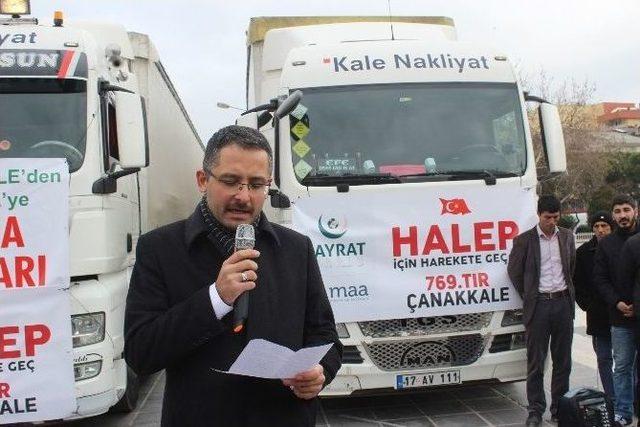 Çanakkale’den Halep’e Vefa