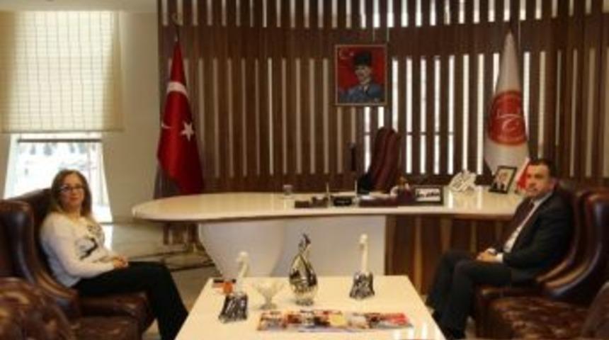 Mustafa Eldivan’dan Rektör Kılıç’a Veda Ziyareti