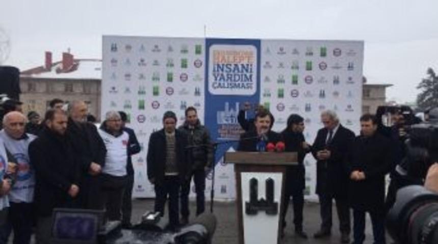 Estp Yardım Tırları Yola &Ccedil;ıktı