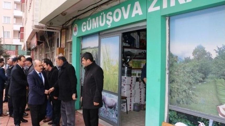 Vali Gümüşova’yı İnceledi